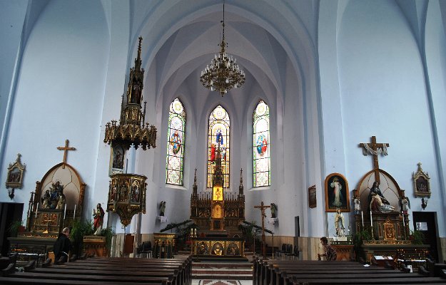 07_Interiér římskokatolického kostela Nanebevzetí Panny Marie v Kaczyce